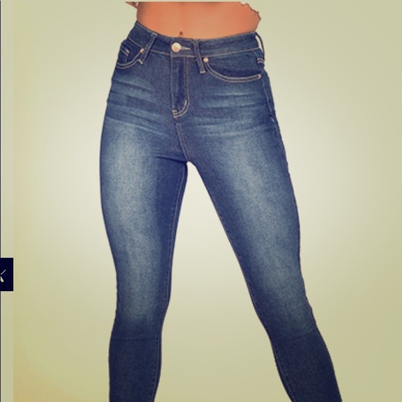 ymi skinny high rise jeans